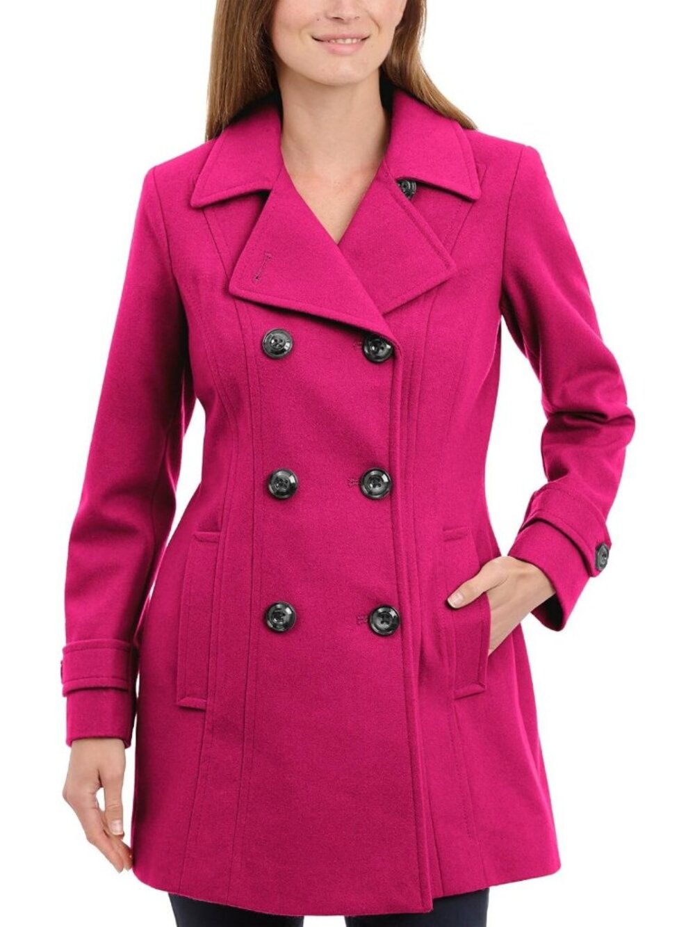 Chic Women's Double Breasted Wool Coat | Classic Style, Warm & Stylish Outerwear